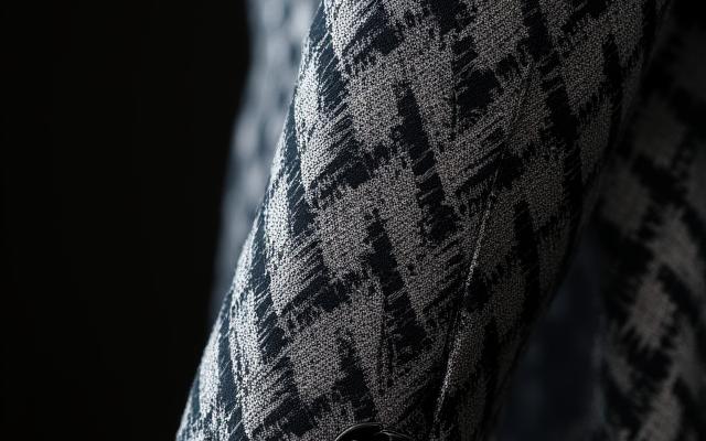 Chevron Patterned Blazer