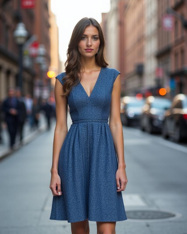 Art Deco Gallery Day Dress